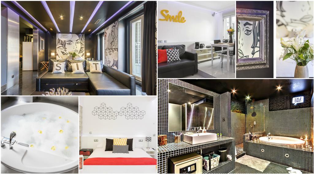 7Rooms7 Gran Via Smile Apartments Madrid Bagian luar foto